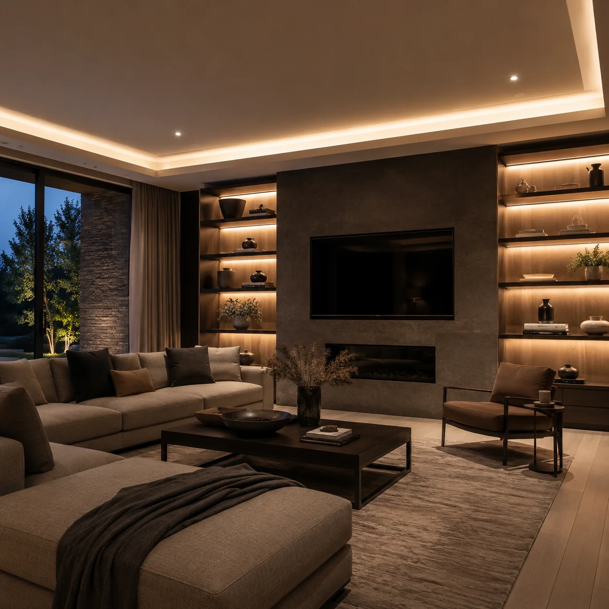 Residential low-voltage LED accent lighting application