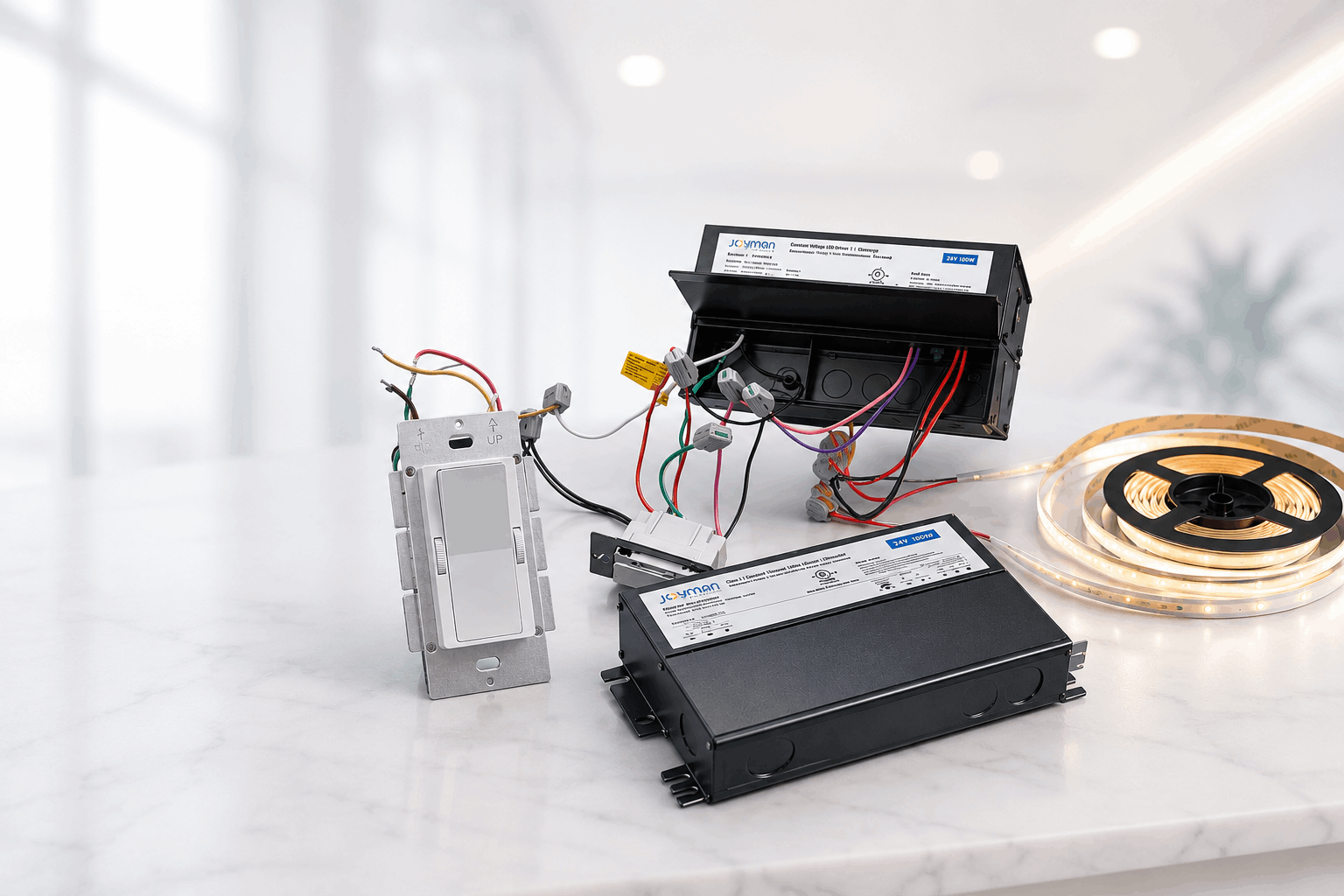 Joyman Controls LED drivers and lighting control products