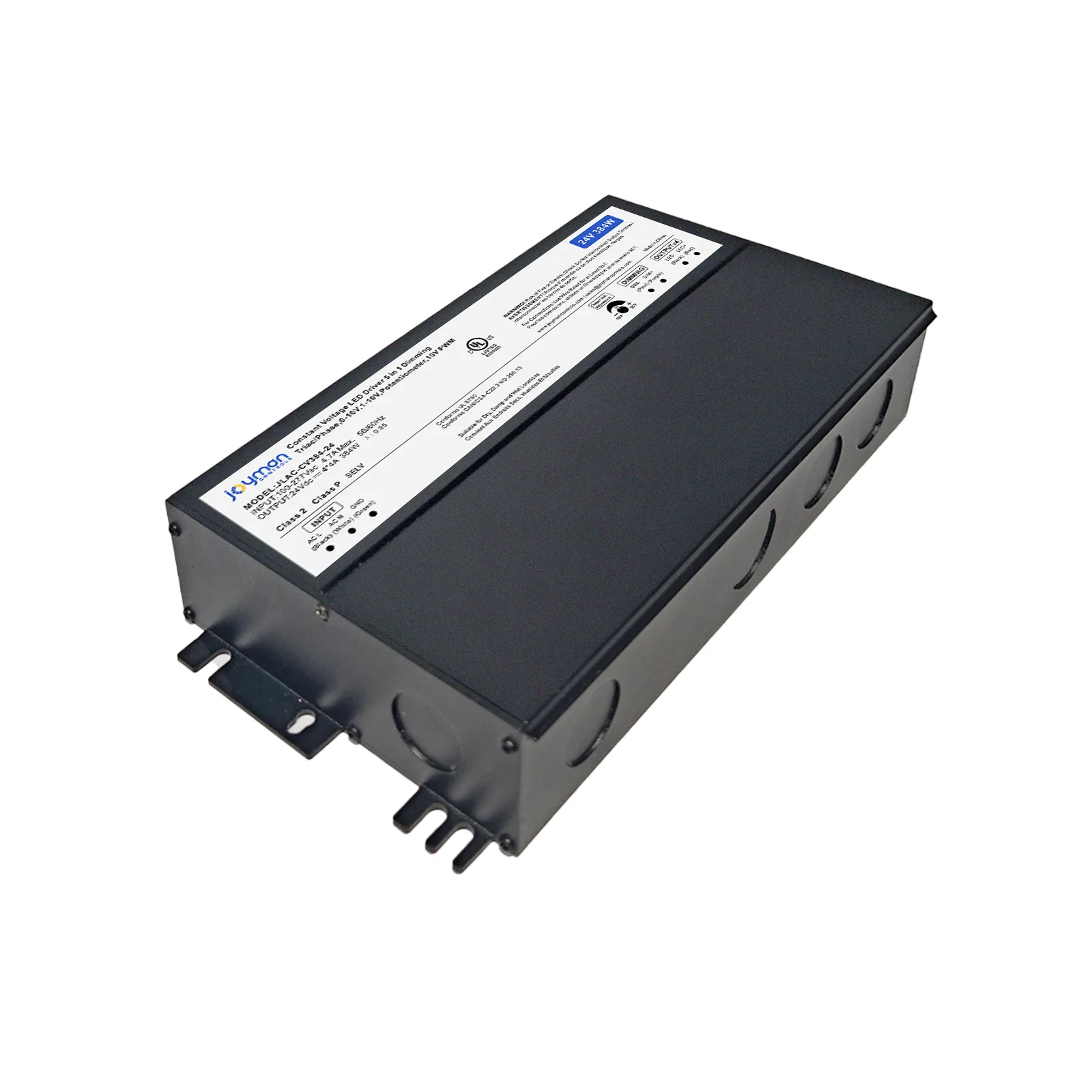 JLAC-CV384-24 5-in-1 Dimmable LED Driver with Integrated Junction Box